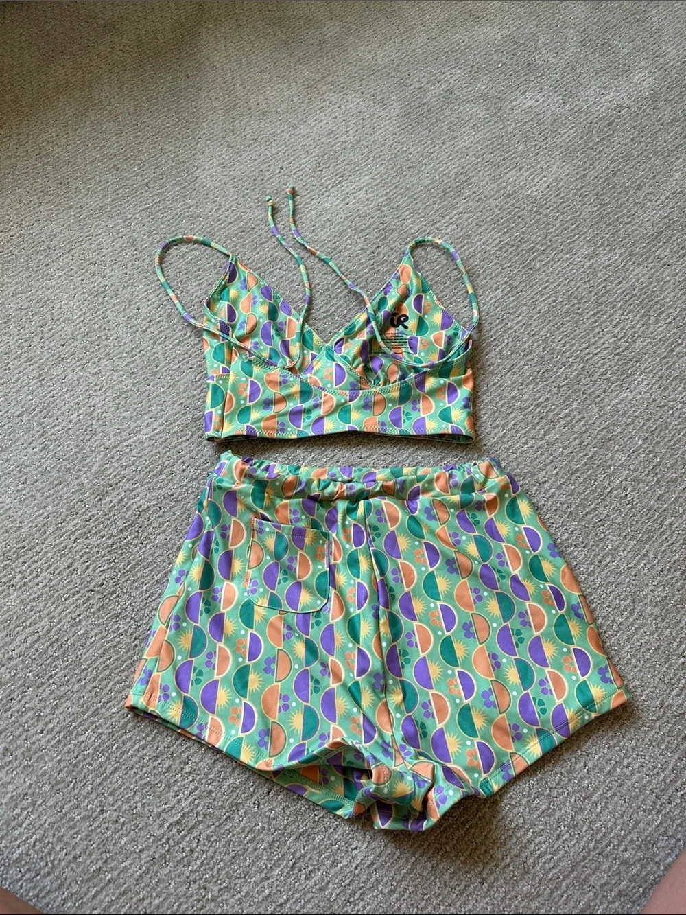 Inner relm swim short bottoms and bikini top - Picture 2 of 2